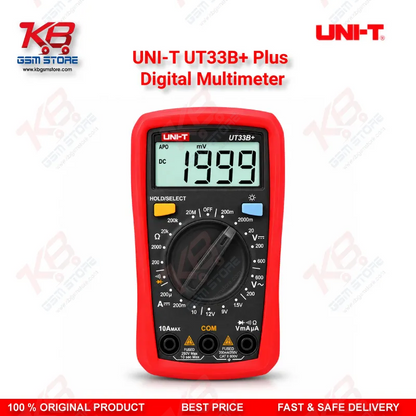 UNI-T UT33B+ Plus Digital Multimeter – Palm Size CAT II 600V Multimeter for Mobile Repair Technicians