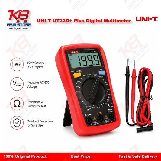 UNI-T UT33D+ Plus Digital Multimeter