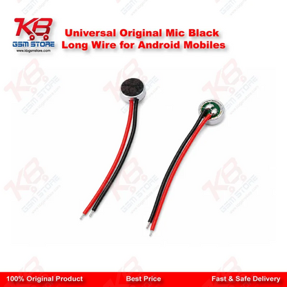 Universal Original Mic Black Long Wire for Android Mobiles