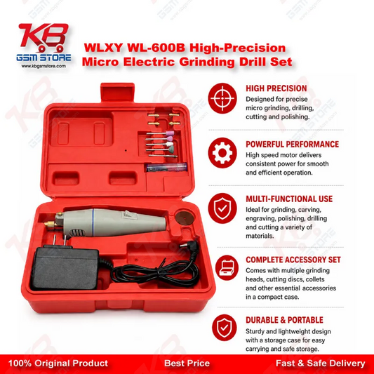 WLXY WL-600B High-Precision Micro Electric Grinding Drill Set