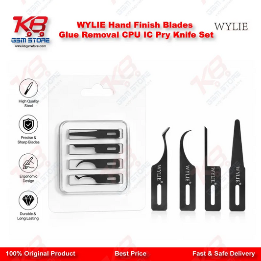 WYLIE Hand Finish Blades Glue Removal CPU IC Pry Knife Set