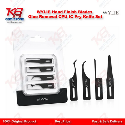 WYLIE Hand Finish Blades Glue Removal CPU IC Pry Knife Set
