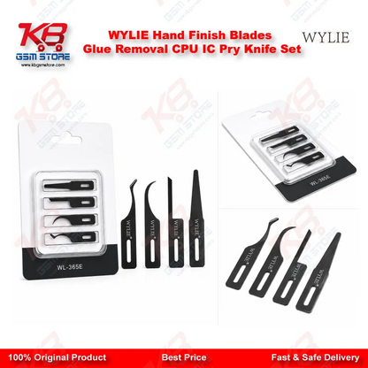 WYLIE Hand Finish Blades Glue Removal CPU IC Pry Knife Set