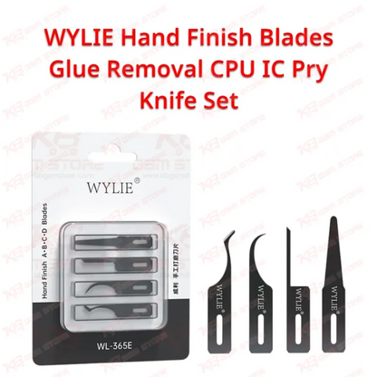 WYLIE Hand Finish Blades Glue Removal CPU IC Pry Knife Set