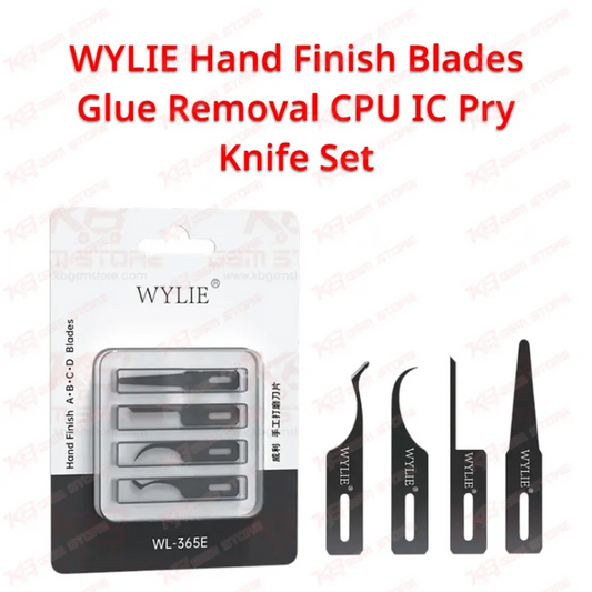 WYLIE Hand Finish Blades Glue Removal CPU IC Pry Knife Set