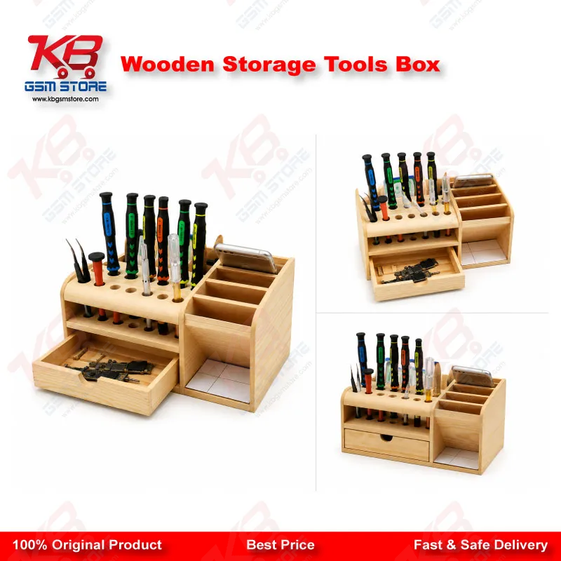 Wooden Storage Tools Box