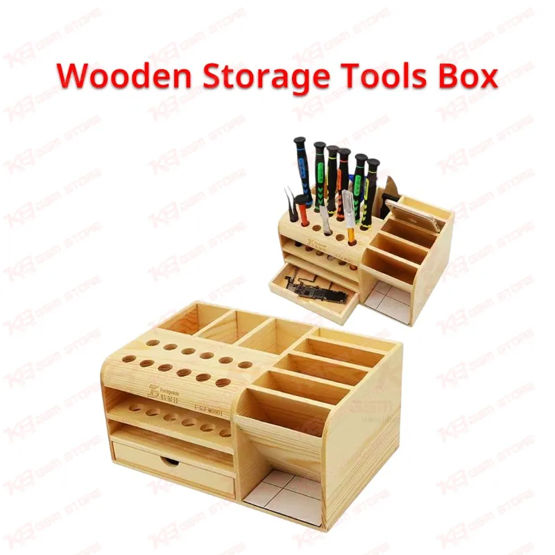 Wooden Storage Tools Box