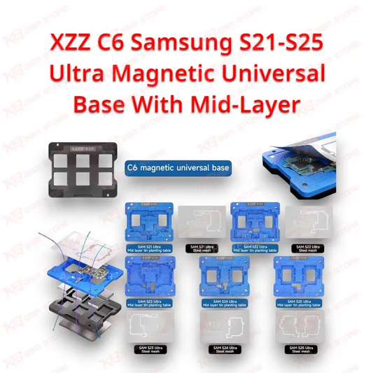 XZZ C6 Samsung S21-S25 Ultra Magnetic Universal Base With Mid-Layer