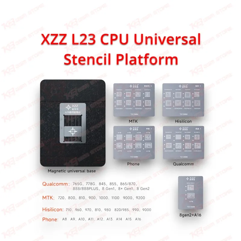 XZZ L23 CPU Universal Stencil Platform