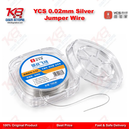 YCS 0.02mm Silver Jumper Wire