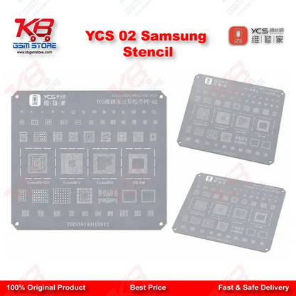 YCS 02 Exynos BGA Reballing Stencil