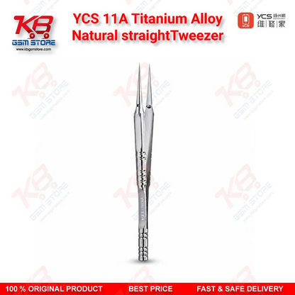 YCS 11A Titanium Alloy Natural straightTweezer for Repair