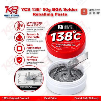 YCS 138° 50g BGA Solder Reballing Paste