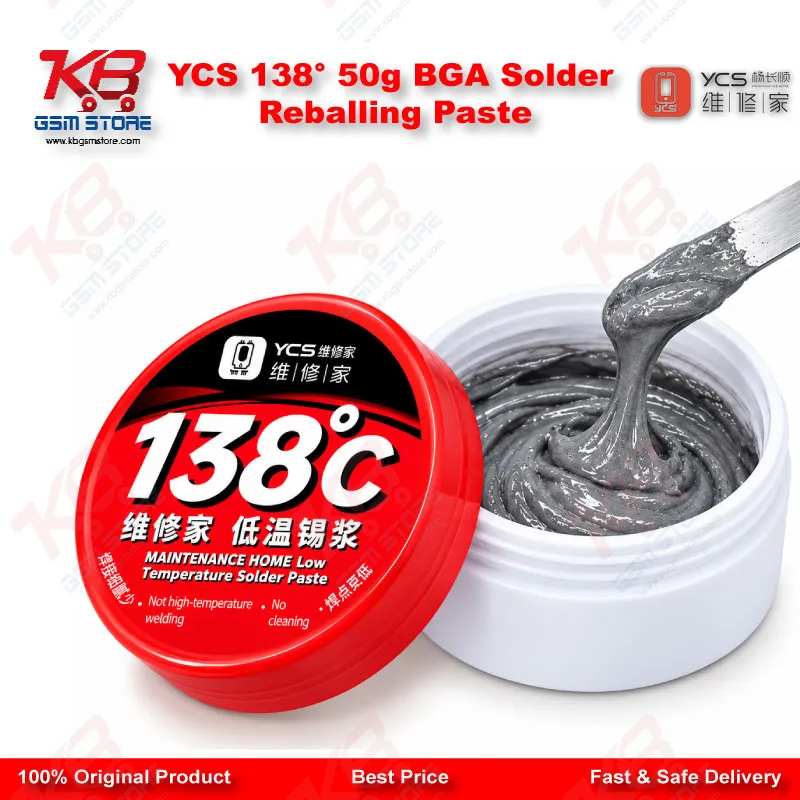 YCS 138° 50g BGA Solder Reballing Paste