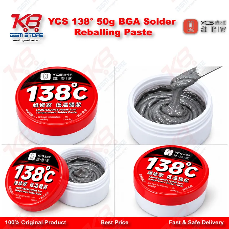 YCS 138° 50g BGA Solder Reballing Paste