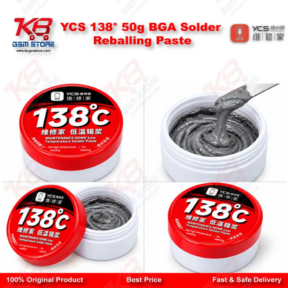 YCS 138° 50g BGA Solder Reballing Paste