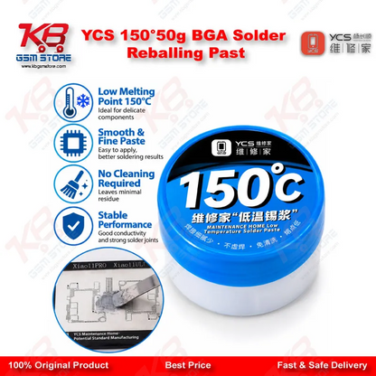 YCS 150°50g BGA Solder Reballing Past