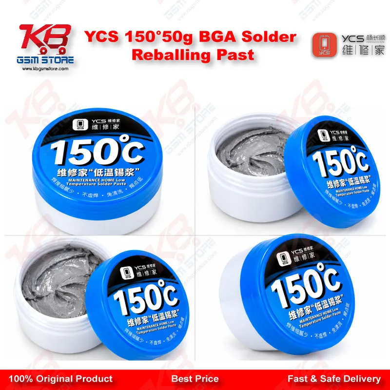 YCS 150°50g BGA Solder Reballing Past