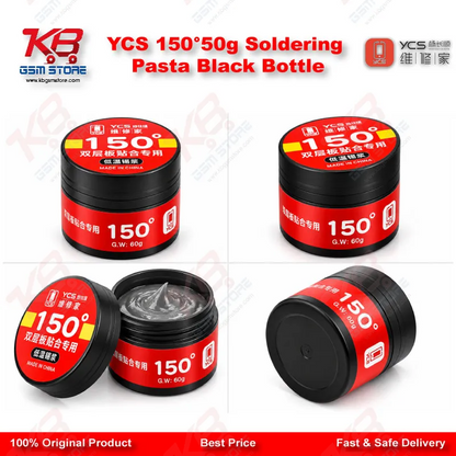 YCS 150°50g Soldering Pasta Black Bottle