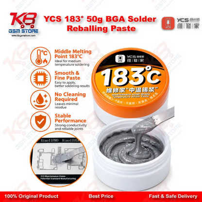 YCS 183° 50g BGA Solder Reballing Paste