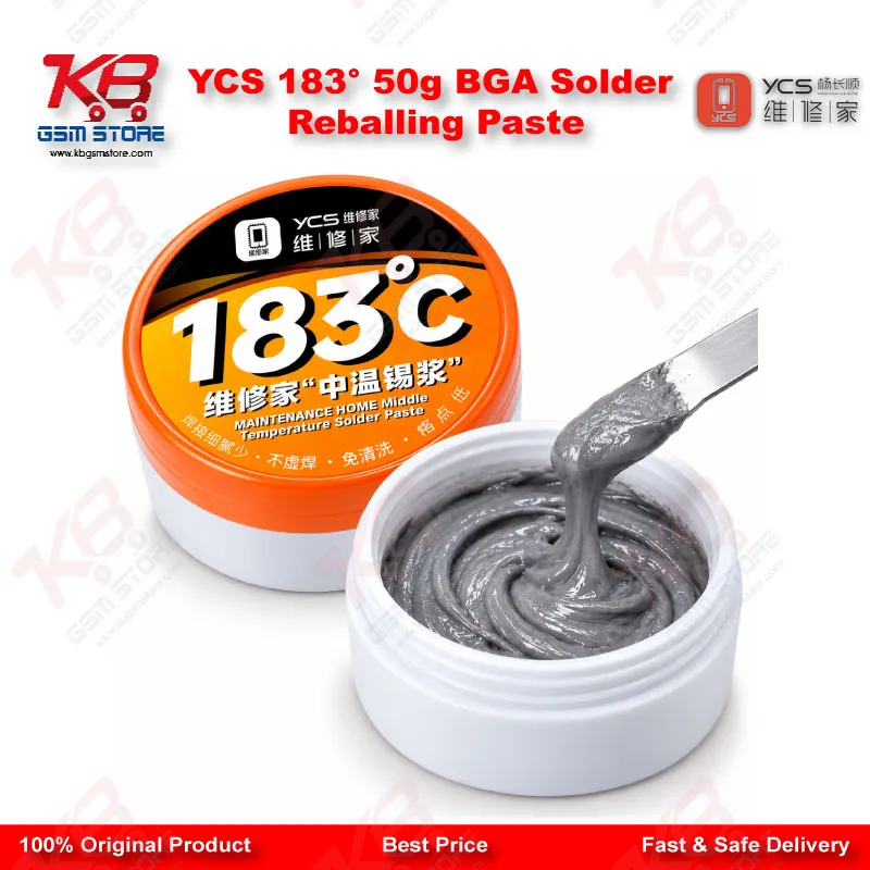 YCS 183° 50g BGA Solder Reballing Paste