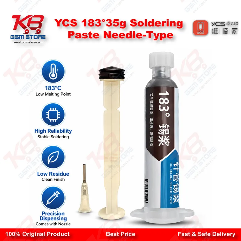 YCS 183°35g Soldering Paste Needle-Type