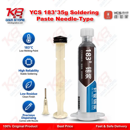 YCS 183°35g Soldering Paste Needle-Type