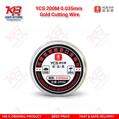YCS 200M 0.035mm Gold Cutting Wire for LCD OLED Separation