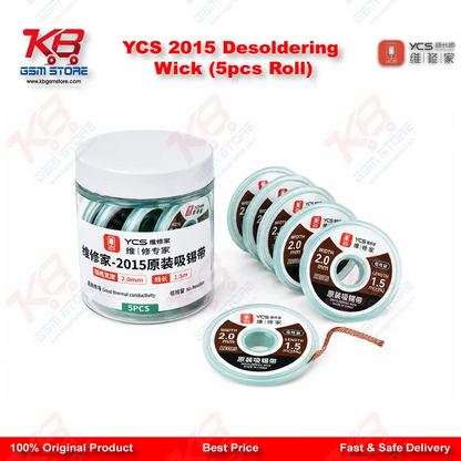 YCS 2015 Desoldering Wick (5pcs Roll)