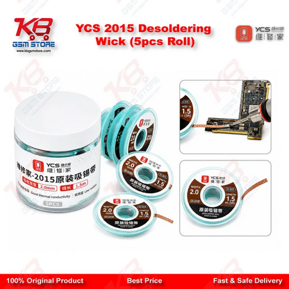 YCS 2015 Desoldering Wick (5pcs Roll)