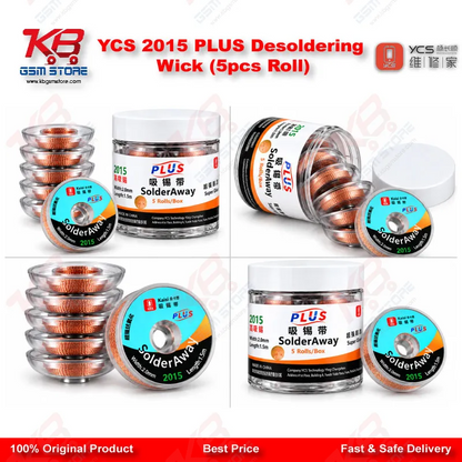 YCS 2015 PLUS Desoldering Wick (5pcs Roll)