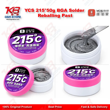 YCS 215°50g BGA Solder Reballing Past