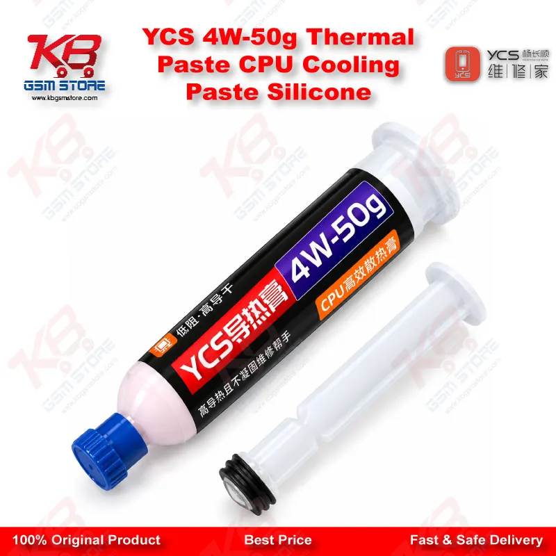 YCS 4W-50g Thermal Paste CPU Cooling Paste Silicone