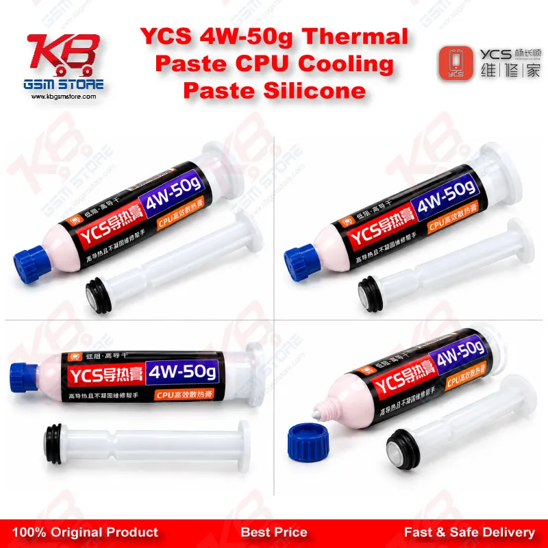 YCS 4W-50g Thermal Paste CPU Cooling Paste Silicone