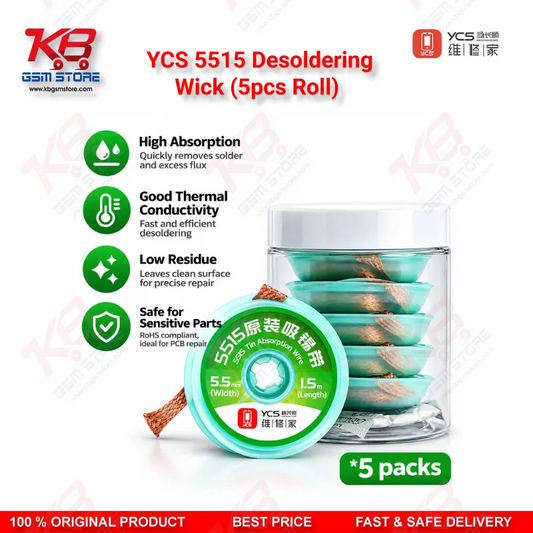 YCS 5515 Desoldering Wick (5pcs Roll) Price in Pakistan
