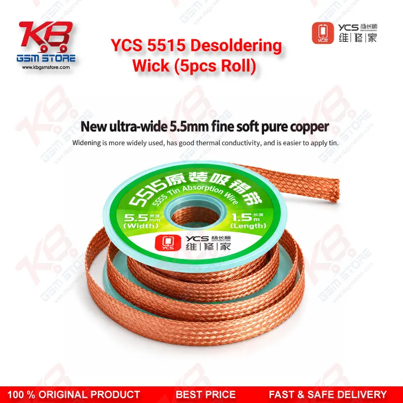 YCS 5515 Desoldering Wick (5pcs Roll) Price in Pakistan