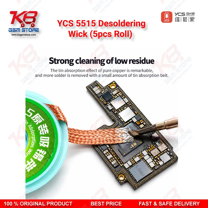 YCS 5515 Desoldering Wick (5pcs Roll) Price in Pakistan