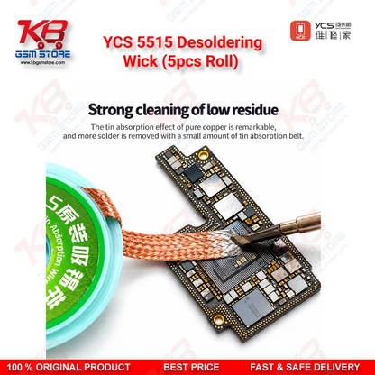 YCS 5515 Desoldering Wick (5pcs Roll) Price in Pakistan