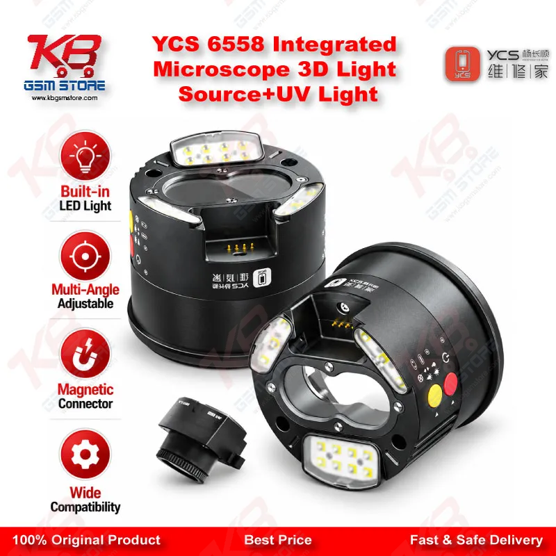 YCS 6558 Integrated Microscope 3D Light Source+UV Light