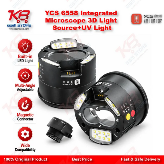 YCS 6558 Integrated Microscope 3D Light Source+UV Light