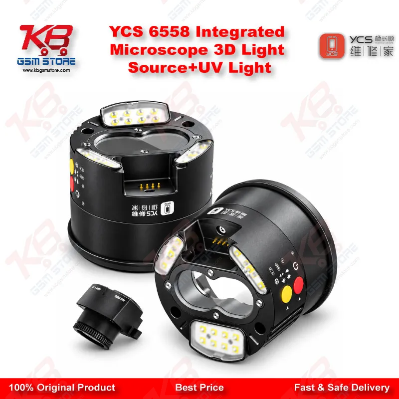 YCS 6558 Integrated Microscope 3D Light Source+UV Light