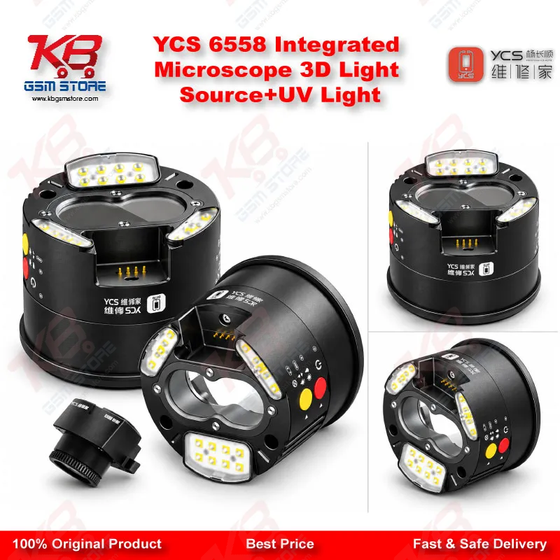 YCS 6558 Integrated Microscope 3D Light Source+UV Light