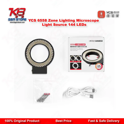 YCS 6558 Zone Lighting Microscope Light Source – 144 LED Beads