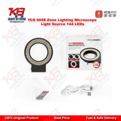 YCS 6558 Zone Lighting Microscope Light Source – 144 LED Beads
