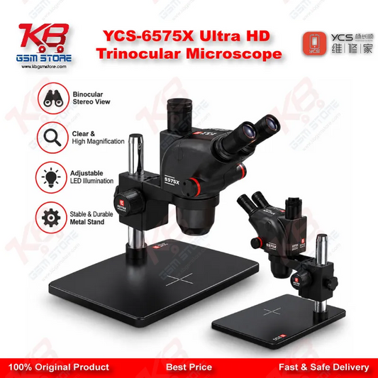 YCS-6575X Ultra HD Trinocular Microscope