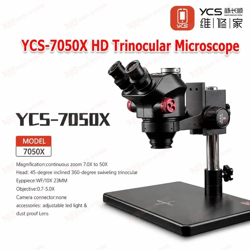 YCS-7050X HD Trinocular Microscope