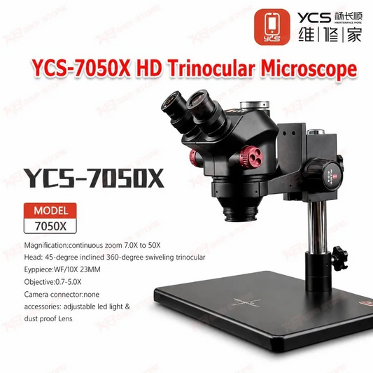 YCS-7050X HD Trinocular Microscope