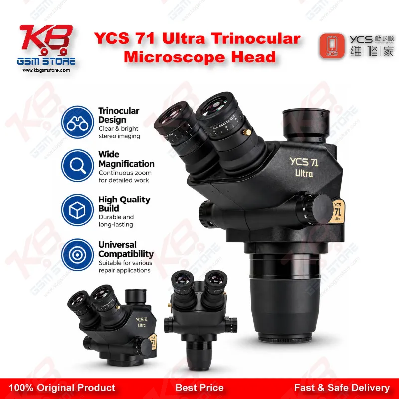 YCS 71 Ultra Trinocular Microscope Head