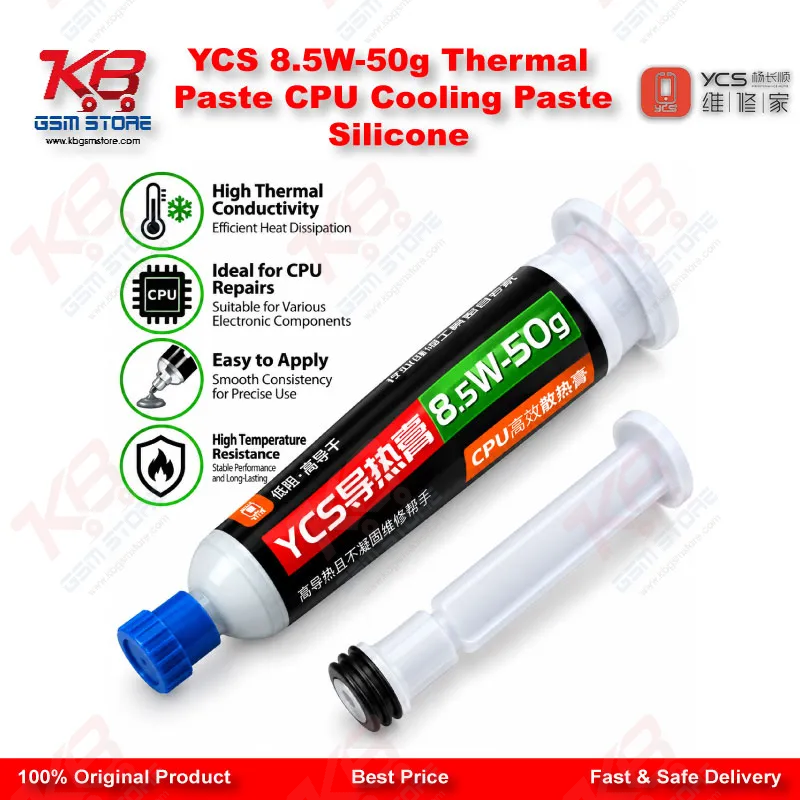YCS 8.5W-50g Thermal Paste CPU Cooling Paste Silicone