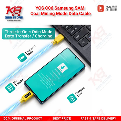 YCS C06 Samsung SAM Coal Mining Mode Data Cable Odin Flash